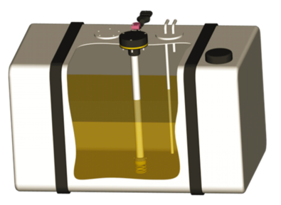 Тарировка топливного бака gas tank
